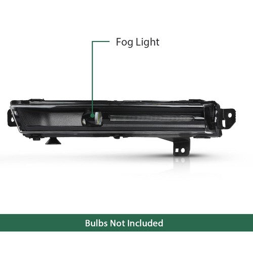 Solid Spare Front Bumper LED Fog Light Left Fit For 18-22 Land Rover Range Rover LR142091