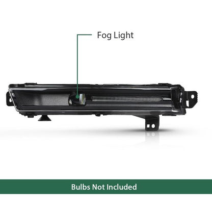 Solid Spare Front Bumper LED Fog Light Left Fit For 18-22 Land Rover Range Rover LR142091