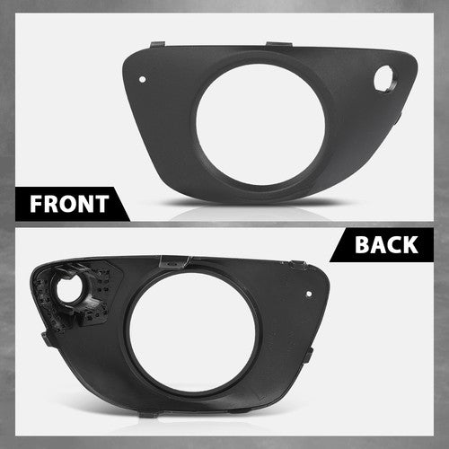 Solid Spare Front Bumper Fog Light Bezel Lamp Trim Left Fit For 2015-2018 Porsche Macan