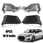 For 2019-2021 Nissan Altima Front Turn Signal Fog Light Cover LH&RH Pair 4PCS
