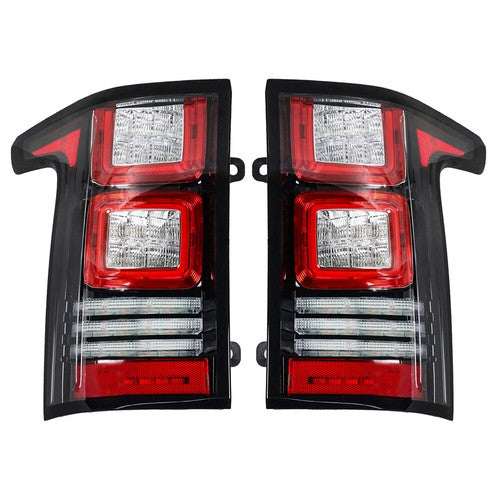 Solid Spare Red Driver&Passenger Rear Brake Tail Lights For 2013-2017 Land Rover Range Rover