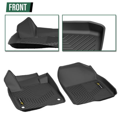 Solid Spare Fit For 2023-2024 Honda CR-V 3D Molded TPE Floor Mats Front+Rear+Cargo Liner