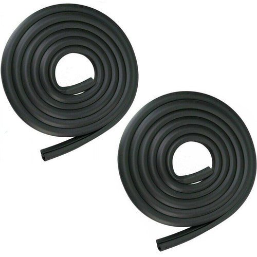 Solid Spare Rubber Door Seals Weatherstrip Pair Set Truck for 73-79 Ford F100 F150 F250 F350