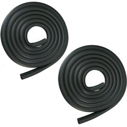 Solid Spare Rubber Door Seals Weatherstrip Pair Set Truck for 73-79 Ford F100 F150 F250 F350