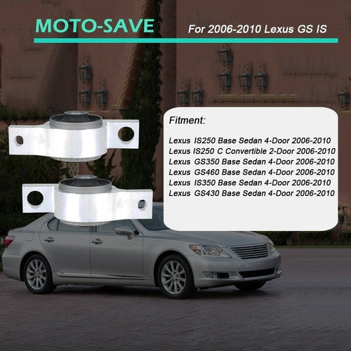 Solid Spare For Lexus IS GS 2006-2010 Front Left Right Lower Control Arm Bushing Kit A Pair