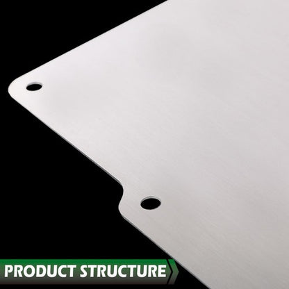 Solid Spare Fit For 1961-1962 Chevrolet Impala Aluminum A/C Heater Delete Panel Plate