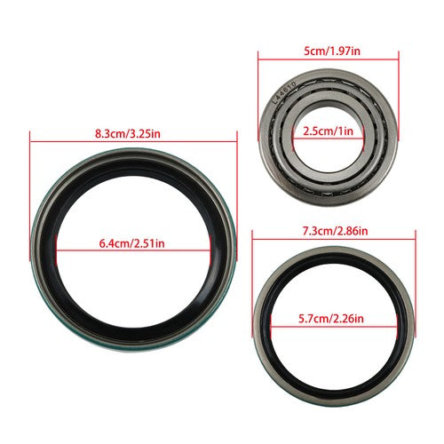 Solid Spare Fit For Polaris Sportsman Worker 335 400 500 front wheel bearings & seals kit