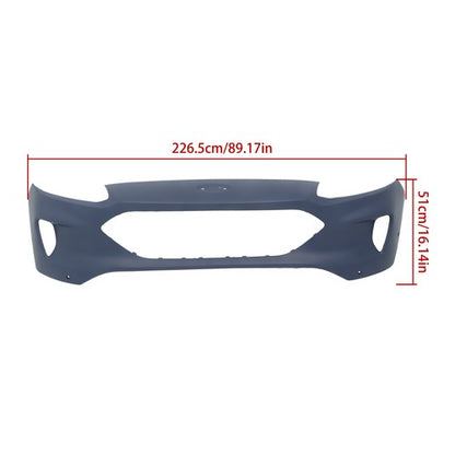 Solid Spare Front Bumper Cover Plastic W/ Sensor Holes FO1014143 For Ford Escape 2020-2022