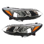 Solid Spare Headlights Fit For Chevrolet Cruze Sedan 2016-2019 Pair Set L+R Waterproof