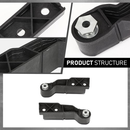 Solid Spare Fit For 2006-2011 Audi A6 S6 Front Bumper Retainer Bracket Left+Right Side