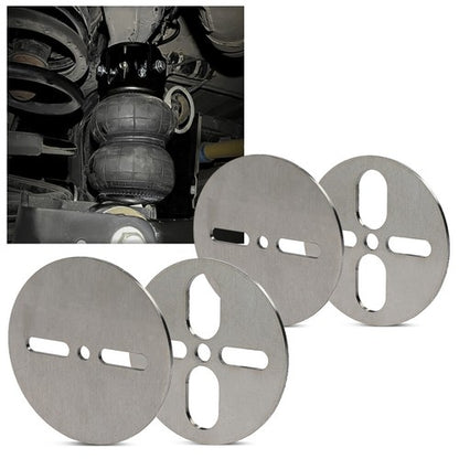 Solid Spare Universal Air Ride Mount Plates Upper Lower Dual or Single Port 2500 2600 Bag