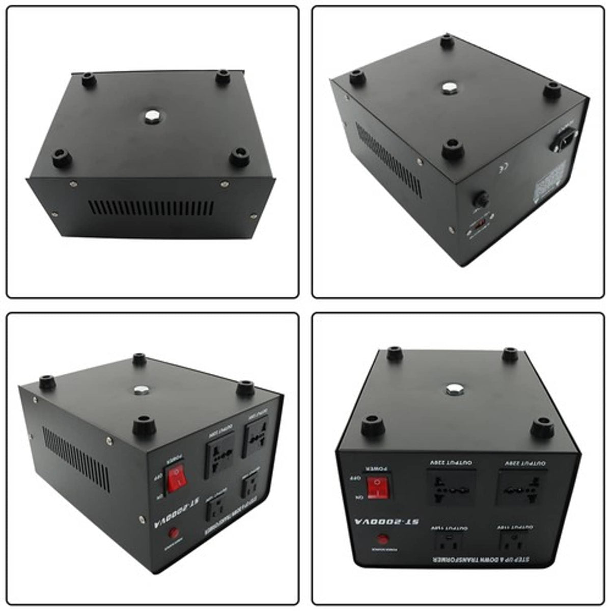 Solid Spare Voltage Converter Transformer 2000W Step Up/Down 220V-110V 110V-220V New