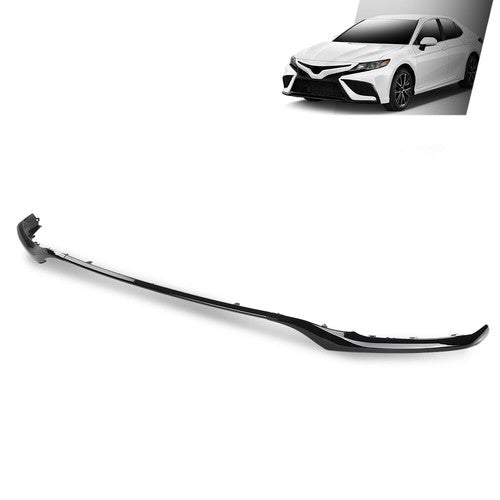Solid Spare Fit For 2021-2024 Toyota Camry SE XSE Front Lower Grille Trim Molding Black