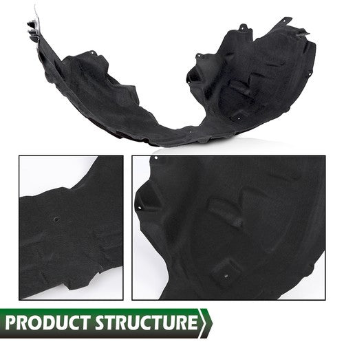 Solid Spare Inner Fender Liner Fit For 2020-2022 Ford Explorer Front Left & Right Side