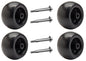 Solid Spare (4) DECK WHEEL and (4) Bolt for John Deere AM116299 M111489