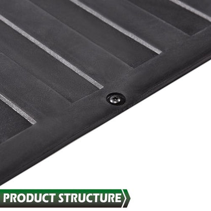 Solid Spare Fit For Pickup Trucks Heavy Duty Waterproof Rubber Tailgate Mat / Pad /Protector
