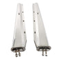 Solid Spare Stainless Steel 1 1/8 Bolt Tapered For Semi Truck 30"Straight Mud Flap Hanger