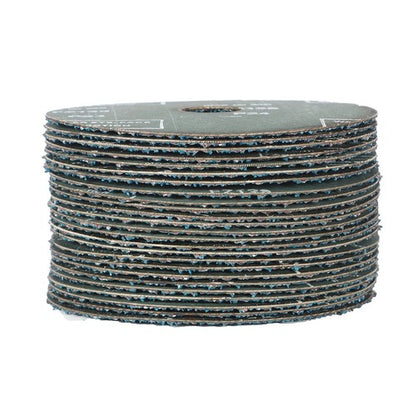 Solid Spare 25 Pack 5 x 7/8 24 Grit Zirconia Resin Fiber Grinding and Sanding Discs