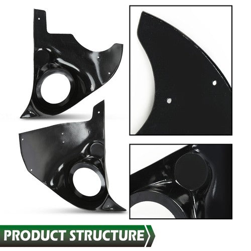 Solid Spare Speaker Kick Panels Fit For 73-87 Chevy GMC Pickup Truck Jimmy Blazer Suburban