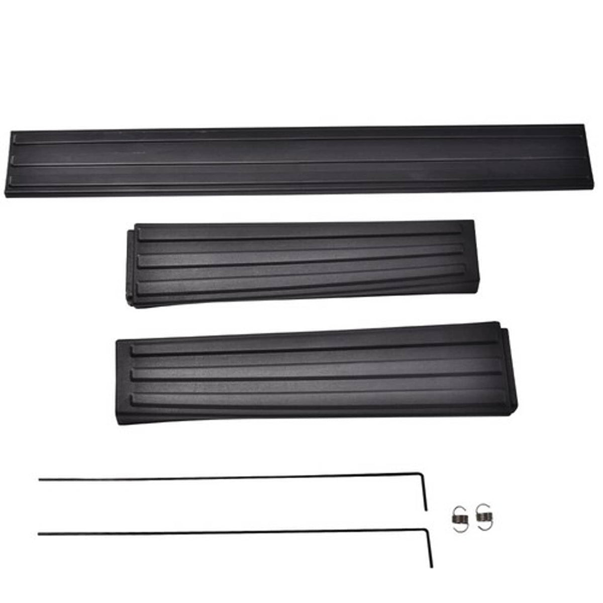 Solid Spare Fit For 2009-2014 Ford F150 Flexible Flex Step Tailgate Molding Trim Black New
