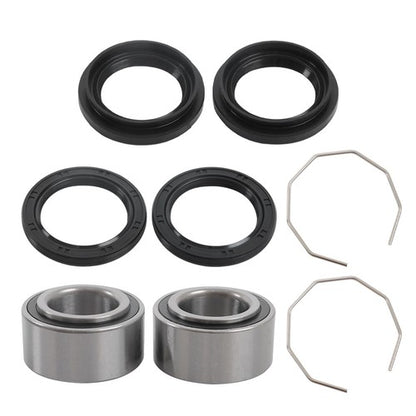 Solid Spare Front Wheel Hub Bearings Seal Kit Fit For Arctic Cat 375 400 500 600 Bearcat 454