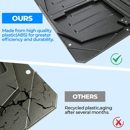 Solid Spare Black UTV Hard Top ABS Roof Durable For 2010-2014 Polaris Ranger Crew 800
