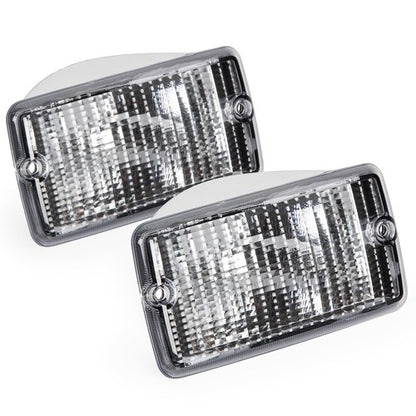 Solid Spare Clear Plastic Bumper Signal Fender Side Marker Lights For Jeep Wrangler TJ 97-06