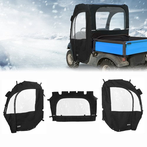 Solid Spare PVC Soft Doors Cab Enclosure & Rear Window For Kubota RTV400 RTV450 2008-2021