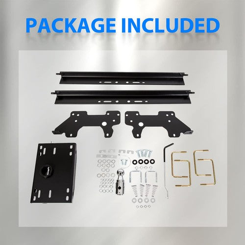 Solid Spare Underbed Gooseneck Trailer Hitch Kit For Dodge Ram 1500 2500 3500HD 2003-2012