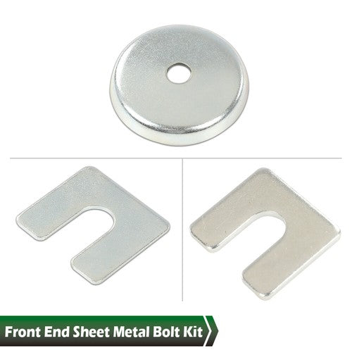 Solid Spare Front End Sheet Metal Bolt Kit Fit For 64-1976 GM A Body Chevy Buick Oldsmobile