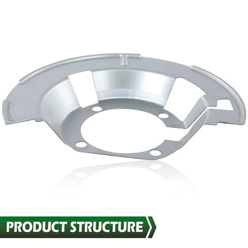 Solid Spare Front Left & Right Side Brake Dust Shield Fit For 2000-2002 Dodge Ram 2500 3500