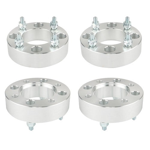 Solid Spare 4Pcs Silver For Honda 4x110 1.5" 74mm Hub Bore M10x1.25 Studs Wheel Spacers