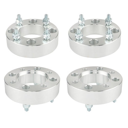 Solid Spare 4Pcs Silver For Honda 4x110 1.5" 74mm Hub Bore M10x1.25 Studs Wheel Spacers