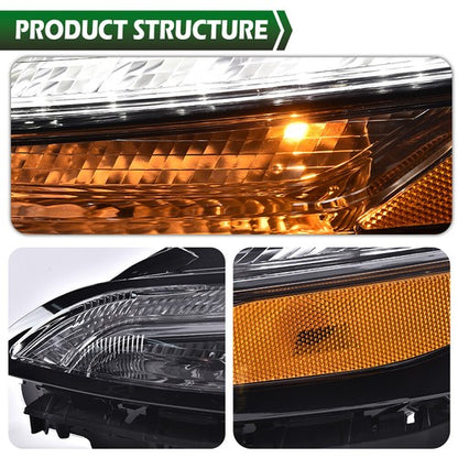 Solid Spare For 14-18 Jeep Cherokee Driver Side LED Bumper Parking Light Turn Signal Lamp