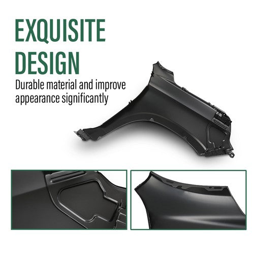 Solid Spare Front Fender Driver Side Fit For 2021-2024 Chevrolet Suburban Tahoe 84384210