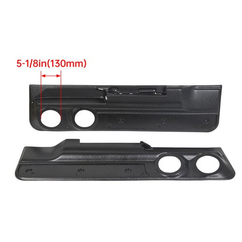 Solid Spare Lower 2-Speaker Door Panel For 1978-88 Monte Carlo Malibu (2dr) & El Camino Set