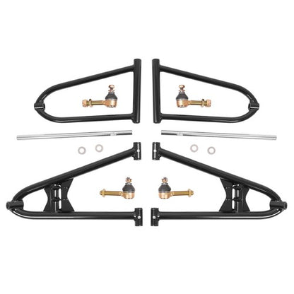 Solid Spare For Yamaha YFZ450 LE SE 2004-2005 Adjustable Front A Arms W/ Brake Lines Clamps