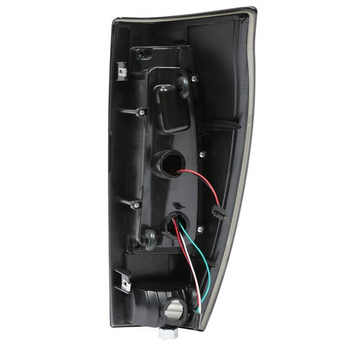 Solid Spare For 2002-06 Chevy Avalanche 1500 2500 LED Tube Bar Black Smoked Tail Lights Pair