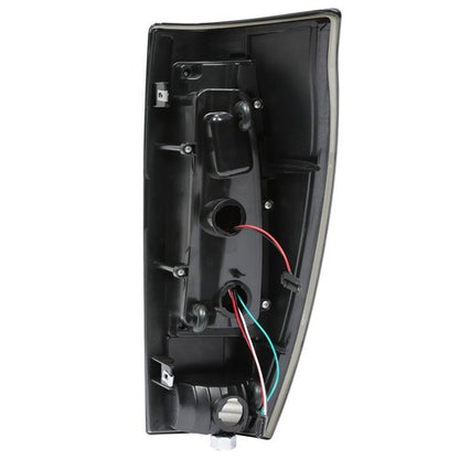 Solid Spare For 2002-06 Chevy Avalanche 1500 2500 LED Tube Bar Black Smoked Tail Lights Pair
