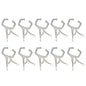 Solid Spare 11" Swivel Pad Locking C-Clamp Locking Pliers With Entrained Rotary Gasket 10Pcs