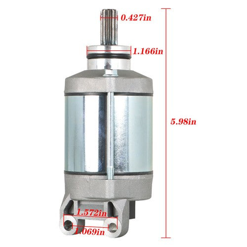 Solid Spare Starter Motor Assembly For Kawasaki KFX450R 2008 2009 2010 2011 2012 2013 2014