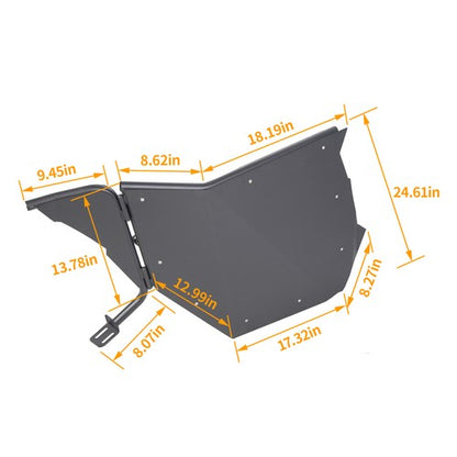 Solid Spare UTV Doors Pair For 11-18 CAN-AM Maverick / 11-16 Commander 800 1000
