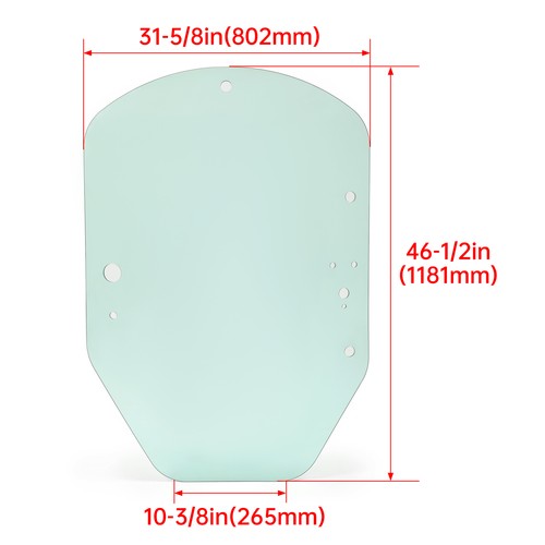 Solid Spare Cab Door Glass Windowpane For John Deere 318E 323E 333G Skid Steer #T344818