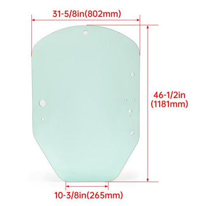 Solid Spare Cab Door Glass Windowpane For John Deere 318E 323E 333G Skid Steer #T344818