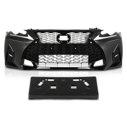 Solid Spare Fit For 2014-2016 Lexus IS IS250 IS200t IS350 to 21 F-Sport Style Front Bumper