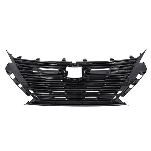 For 2023-2024 Nissan Altima SV Front Bumper Upper Grille & Grille Chrome Molding