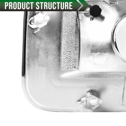 Solid Spare Fit For 2003-2008 H2 Hummer Clear Lens Front Turn Signal Light Parking Lamp