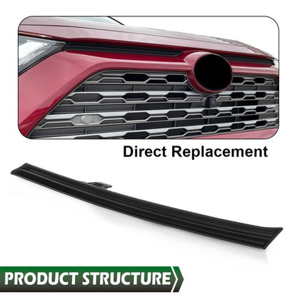 Solid Spare Fit For 19-2022 Toyota Rav4 Right Front Bumper Grille Insert Upper Trim Molding