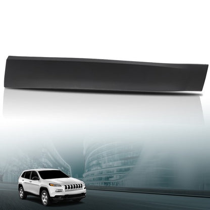 Solid Spare Side Door Body Molding Trim Front Right Side Fit For 2014-2023 Jeep Cherokee