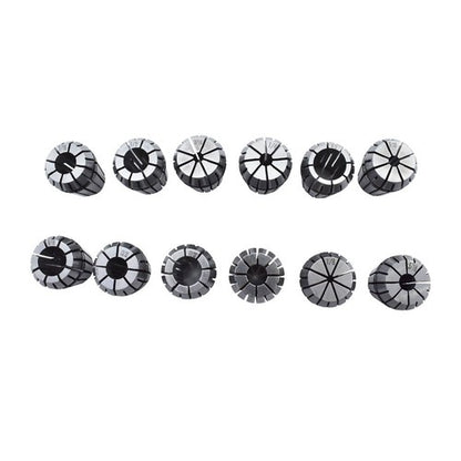 Solid Spare 12Pc ER25 Spring Collet Set Fit for CNC Milling Lathe Tool Engraving Machines